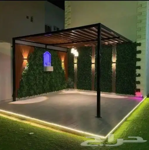 تنسيق-حدائق-عشب-صناعي-مشتل-شلال-مظلة-برجولة-جلسة-غرفة-شبكة 5