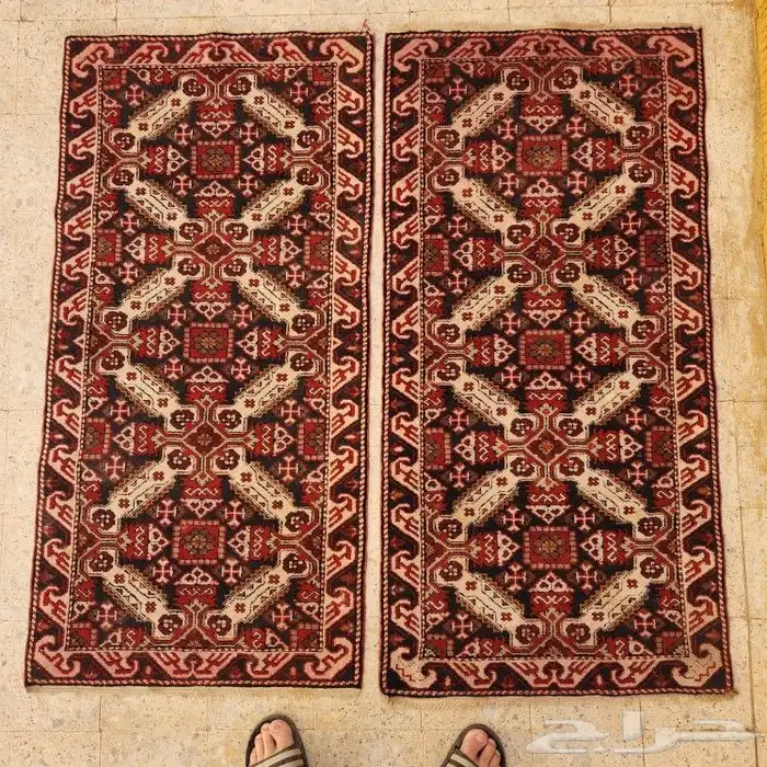 سجاد نوعية قوقازي صناعة يدوية معتق قديم وين اصحاب الانتيك 5