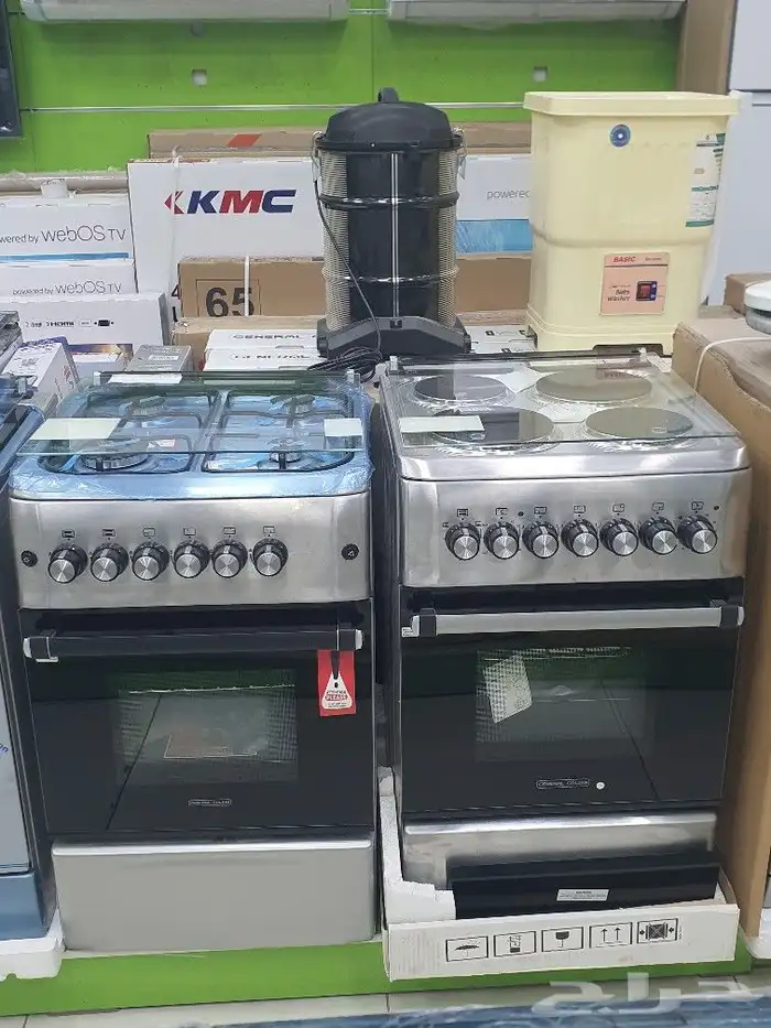 فرن غاز 5 عيون افران 4 عيون كهرباء 6 عين إيطالي تجميع تركي 7