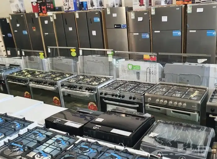 فرن غاز 5 عيون افران 4 عيون كهرباء 6 عين إيطالي تجميع تركي 6