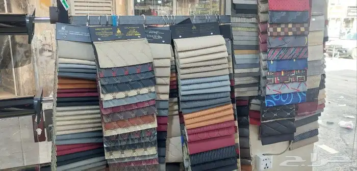 تلبيس تنجيد كراسي ارضيات السياره تفصيل جاهز وطني جلد مخمل 5