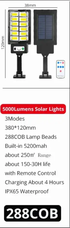 طاقة شمسية كشافات للسور والممرات ضمان سنة 11