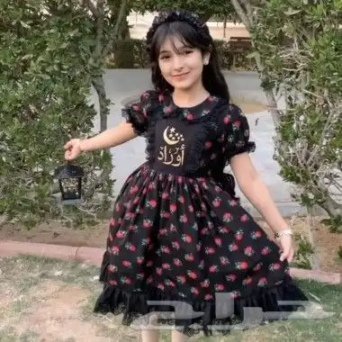 فساتين بناتي قريقيعان رمضانيه تطريز بالأسم من عمر سنه إلى 12 0