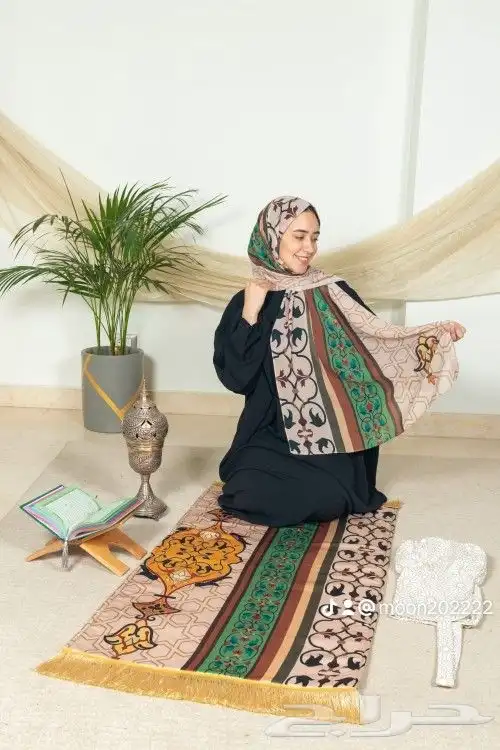 أطقم صلاة سجاد اسدالات صلاه قطن فخمه بأسعار مخفظة 19