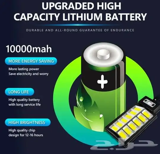 طاقة شمسية كشافات للسور والممرات ضمان سنة 7