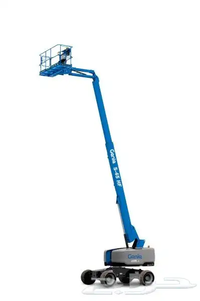 Scissor lift  Manlift and Forklifts for rent. تأجير رافعات 5