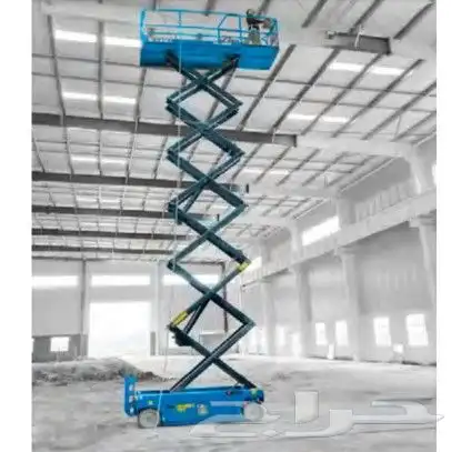 Scissor lift  Manlift and Forklifts for rent. تأجير رافعات 7