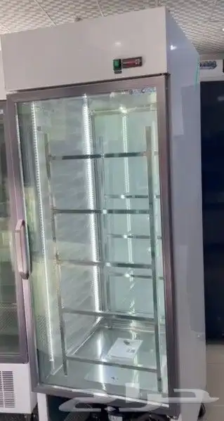 ثلاجة عرض لحوم جهتين زجاج 8