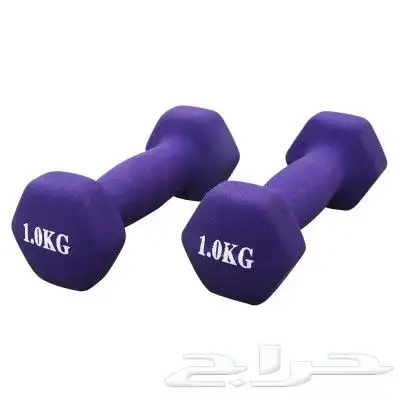 دنابل دمبل أوزان وزن 1 كيلو حديد 0