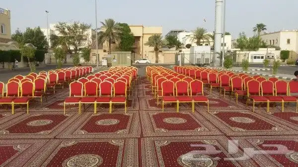 تأجير كراسي   طاولات   زل   جلسات ارضية سماعات   عدة قهوة 7