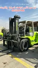 تأجير رافعات شوكية و سيزر لفت و سقالات كهربائية ومان لفت 0