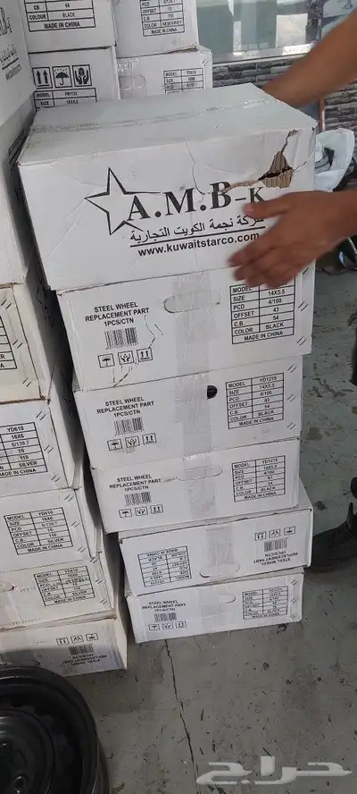 يوجد جميع انواع الجنوط الحديد 0