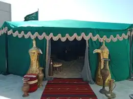 تاجير جلسات شعبيه كراسي كنب طاولات قهوجين وصبابين سماعات 4