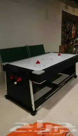 بلياردو كافة مقاسات تنس هوكي وفرفيرة حجم كبير طاولة3ب1توصيل 10