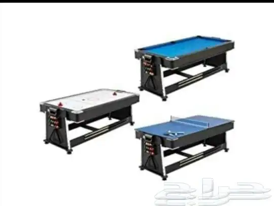 بلياردو كافة مقاسات تنس هوكي وفرفيرة حجم كبير طاولة3ب1توصيل 19