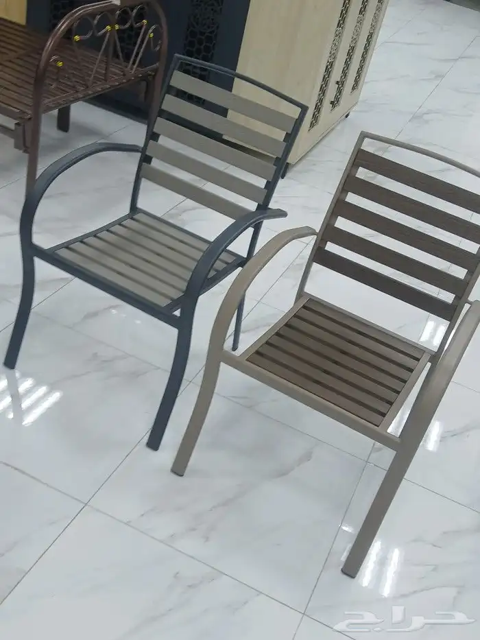طاولات وكراسي خارجيه حديد 7