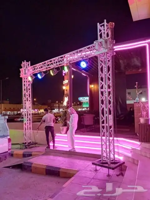 افتتاحات بيمات تراسات بار لد ليازر إضاءة بالونات 0