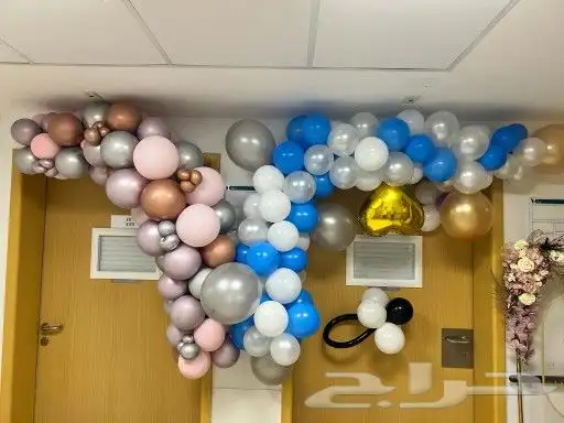 اقواس بلون لأعياد الميلاد والمناسابات 3