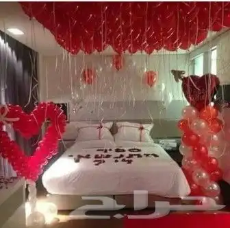 تنسيق غرف العرسان والليلي الرومنسيه 6