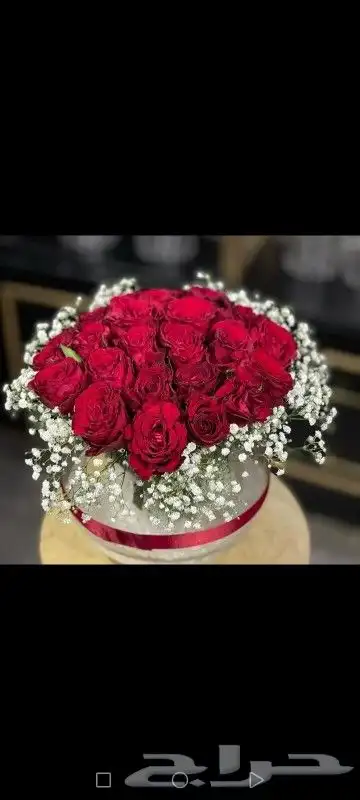 ورد احمر تنسيقات ورد احمر جذابه بسعر مغري 6