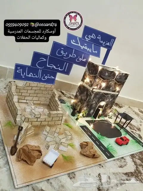 مجسمات و مشاريع و وسائل لوح تعليمية 5