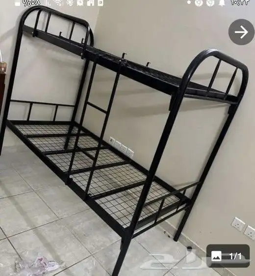 تجهيز سكن العمال من اسره حديد دورين ودور دواليب حديد وخشب بط 0