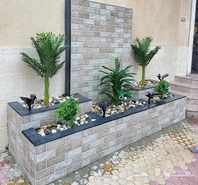 تنسيق حدائق دوكرات فنيه وتصميم 1