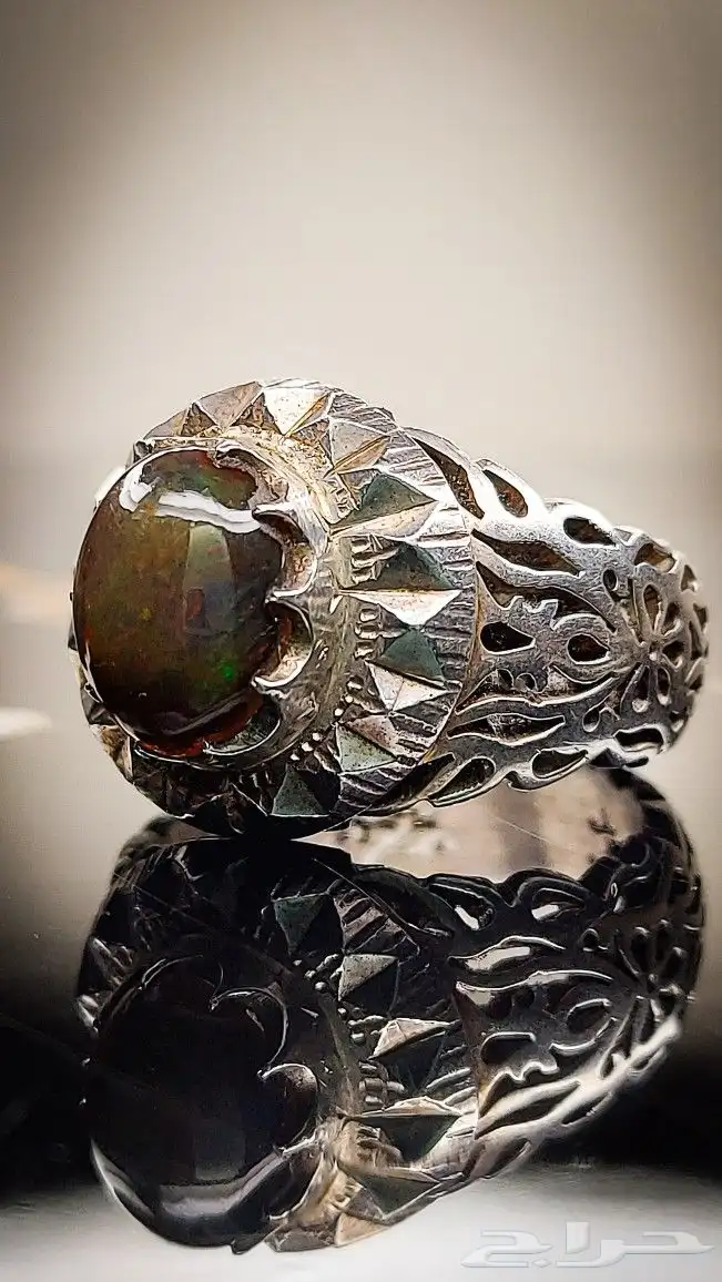 خاتم اوبال بإسم الصائغ للبيع 4