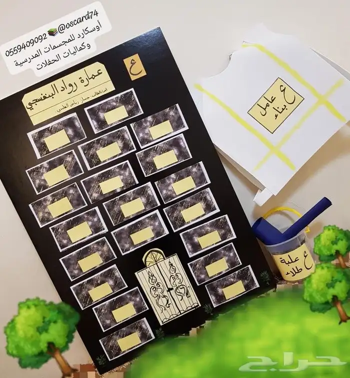 مجسمات و مشاريع و وسائل لوح تعليمية 3