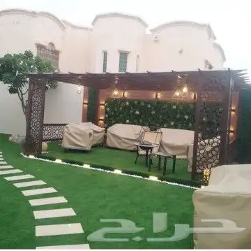 جلسات شتويه مع ديكورات داخليه وخارجيه 9