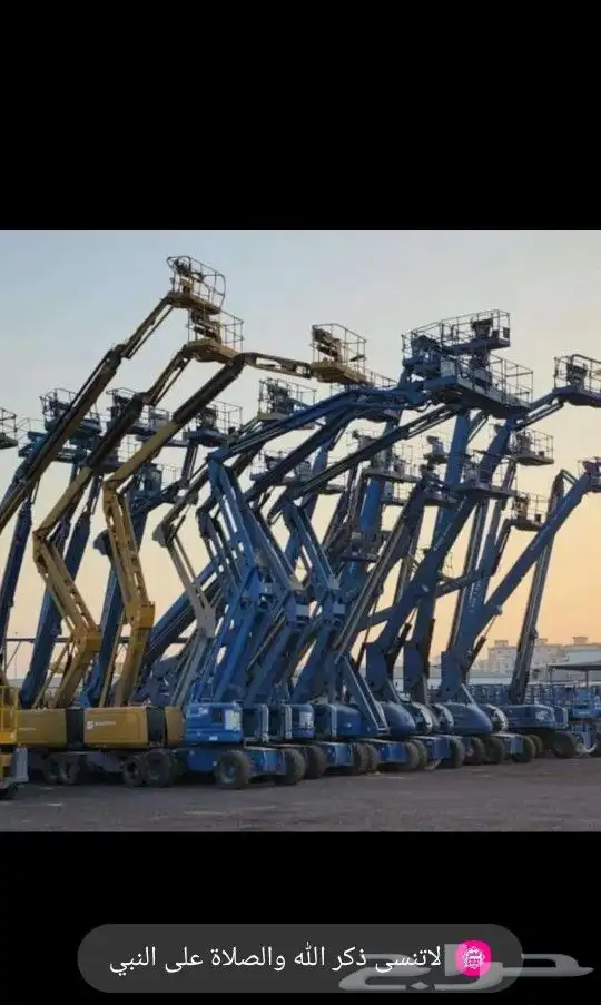 إيجار رافعات شوكيه وكرينات جميع الاحجام إيجار شهري أسبوعي يو 6