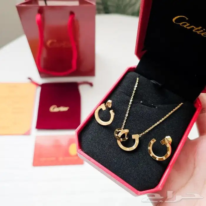 نص طقم كارتير مطلي ذهب عيار 21 بسعر 150 ريال 3