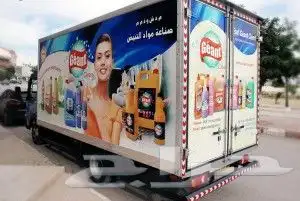 تركيب ستيكر سيارات دينات وشاحنات مكرو باص سيارت اسعاف وشرطة 2
