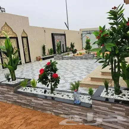 تصميم وتنسيق حدائق حديثه ابو ريان 3