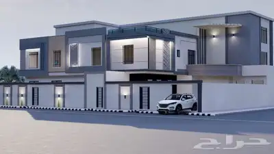 تصميم معماري استراحات شاليهات تصميم واجهات 3