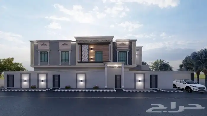 تصميم معماري استراحات شاليهات تصميم واجهات 4