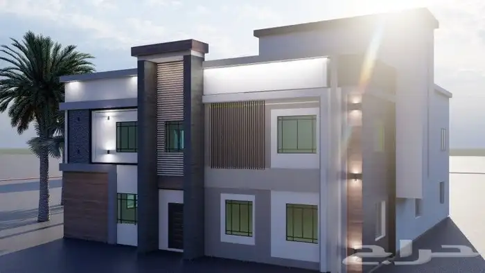 تصميم معماري استراحات شاليهات تصميم واجهات 6