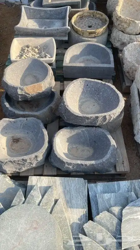 حصى نهري  مرو  حجر زينة حدائق 24