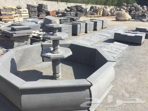 حصى نهري  مرو  حجر زينة حدائق 5