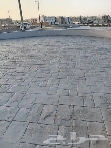 الخرسانه مطبوعه صبه مروحه صبه الاارضيات صبه ممشطته 8