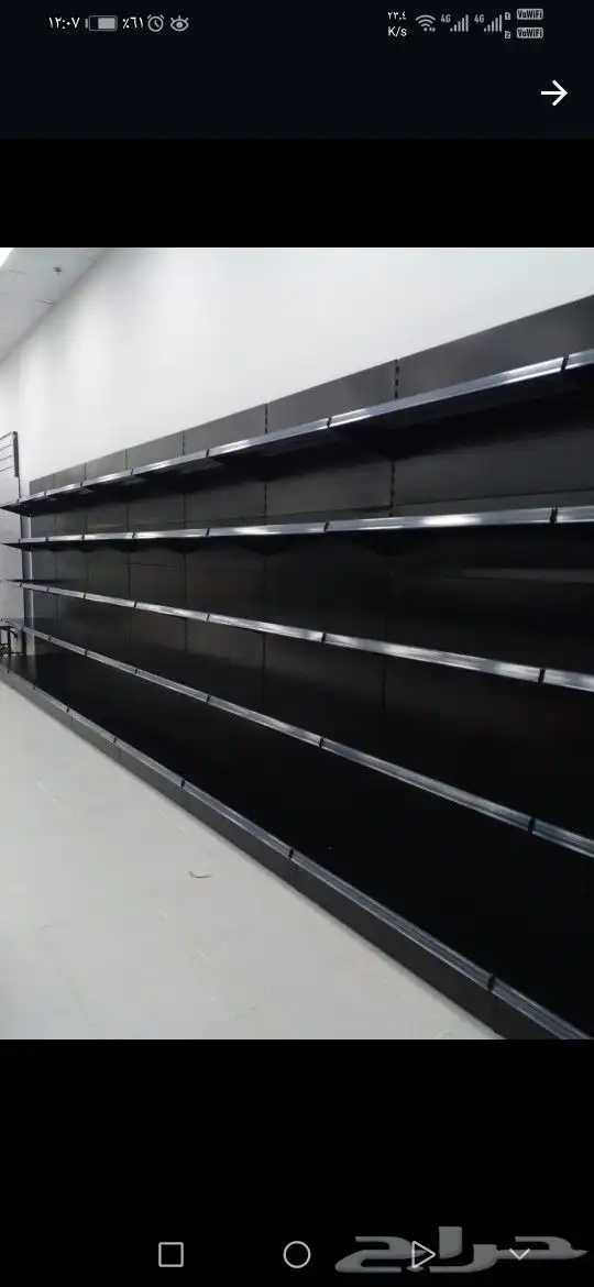 رفوف بقالات مستودعات طاولات عرض 0