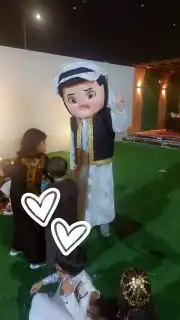 شخصيات القرقيعان مع اسيل 3