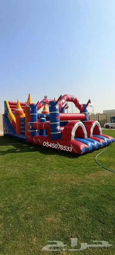 لتاجير نطيطات ملعب صابوني زحاليق متاهات 3