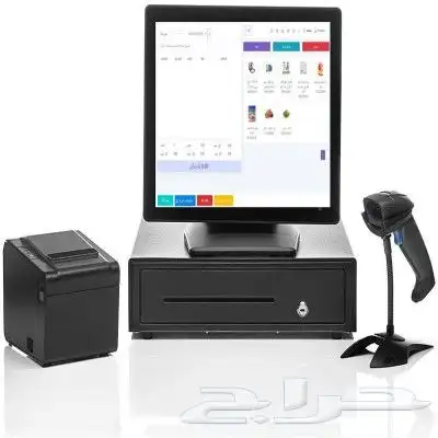 جهاز كاشير لمس كاشير متكامل اسواق تموينات فوال كافيهات مطاعم 0