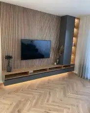 تفصيل خزائن ودواليب حديثه وغرف ملابس ديكورات وشاشات عرض وت 1