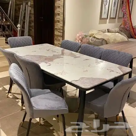 طاولات طعام مع كراسي 9
