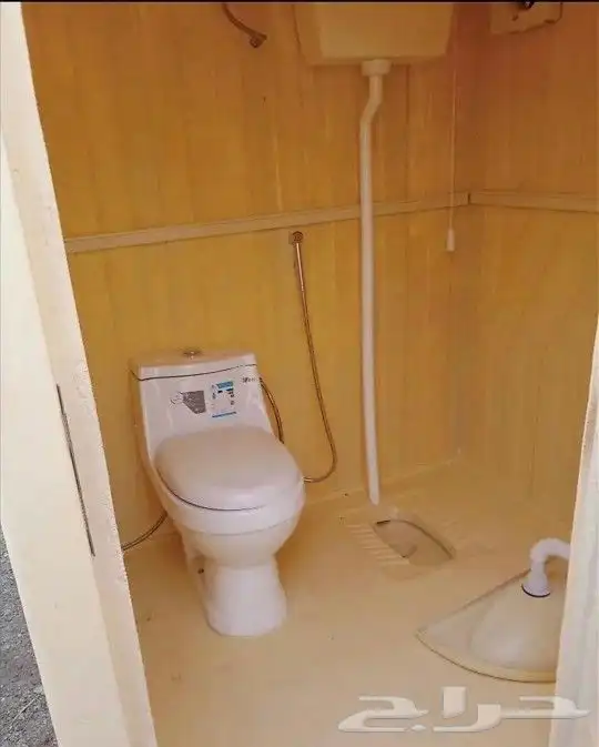 دورات مياه متنقله فيبر جلاس جميع المقاسات 1