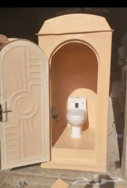 دورات مياه متنقله فيبر جلاس جميع المقاسات 4