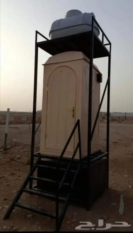 دورات مياه متنقله فيبر جلاس جميع المقاسات 5