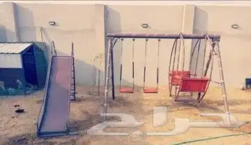 A bouncy rotating rubber swing all in iron. All new 39